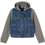 Veste en jean - name it - tpims - � capuche - bleu denim moyen - 7 ans