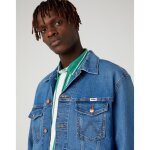 Veste en jean wrangler anti fit - bleu - 4xl