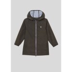 Veste kaki gar�on madau - kaporal - logo m�tallique - capuche - fermeture zipp�e - 2 poches boutonn�es ...