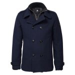 Veste en laine petrol industries - midnight navy - homme