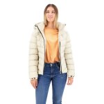 Veste matelassée à capuche fuji - superdry - pelican beige - femme Veste matelassée à capuche fuji - superdry - pelican beige - femme