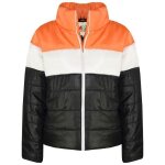 Veste matelass�e chaude pour enfants - marque - unisexe - noir & orange - 5 - 13 ans