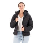Veste matelasse en microfibre superdry - noir - femme - taille 38