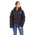 Veste matelasse - superdry - boxy - noir - femme - capuche amovible