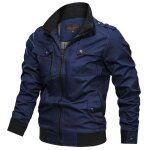 Veste militaire funmoon - automne / hiver - homme - respirante - bleu