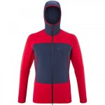 Veste de montagne souple et d�perlante - millet - fusion xcs hoodie m - imperm�able - respirant - rouge ...