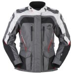 Veste moto femme furygan apalaches - noir / gris / rouge - 3xl