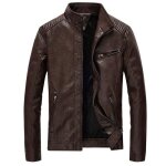 Veste moto hommes - mobigarlan - xd580 - coupe - vent - cuir pu - caf�
