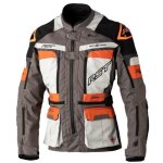 Veste moto textile rst race dept adventure x - treme ce - gris / ice / orange - l