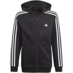 Veste multisport - adidas - essentials 3 - stripes - noir - enfant - manches longues Veste multisport - adidas - essentials 3 - stripes - noir - enfant - manches longues