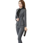(veste + pantalon)costume femme 2 pices mariage business smoking simple poitrine suits pour fte confort ...