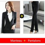 ?veste + pantalon?costume femme coupe slim de marque style automne et hiver dinterview de travail costume ...