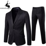 (veste + pantalon) costume homme de marque luxe 2 pices hommes slim blouson homme blazer homme veste ...
