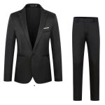 (veste + pantalon)costume homme mariage business fit smoking simple poitrine men suits grande vtements ...