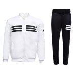 (veste + pantalon)survtement homme ensemble blouson sports manteau jogging fit grande vtements masculin ...