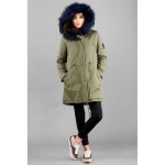 Veste parka femme en coton river woods