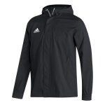 Veste de pluie adidas pour hommes - noir / blanc - coupe standard - rsistant  leau - nylon
