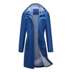 Veste de pluie longue femme  capuche coupe - vent impermable extrieur lger - insfity - taille eu ...