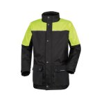 Veste de pluie moto tucano urbano diluvio plus - noir / jaune fluo - l