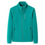 Veste polaire femme - automne hiver - col montant - fermeture clair - vert