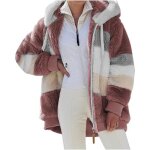 Veste polaire femme chaude sweats manteau � capuche zipp� blousons hooded coat manche longue cardigan ...