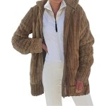 Veste polaire femme chaude sweats manteau � capuche zipp� laine �pais blousons hooded coat manche longue ...