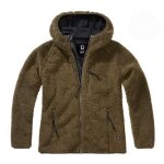 Veste polaire femme olive - brandit - teddyfleecejacket hood - manches longues - chaleur - confort