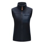 Veste polaire femme - marque - sans manches - col montant - bleu marine - randonnée - automne hiver Veste polaire femme - marque - sans manches - col montant - bleu marine - randonnée - automne hiver