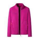 Veste polaire hiver femme - insfity - col montant - zippee - respirant - alpinisme - rose rouge Veste polaire hiver femme - insfity - col montant - zippee - respirant - alpinisme - rose rouge
