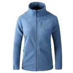 Veste polaire homme - marque - automne hiver - col montant - bleu - alpinisme randonn�e