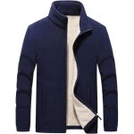 Veste polaire homme - automne hiver - respirant - randonnée - col montant - bleu Veste polaire homme - automne hiver - respirant - randonnée - col montant - bleu