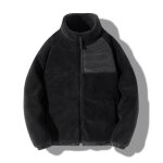 Veste polaire homme bicolore grande taille - insfity - col montant fermeture zippée Veste polaire homme bicolore grande taille - insfity - col montant fermeture zippée