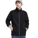Veste polaire homme double face antistatique - noir - marque - modle - manches longues - running - adulte ...