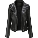 Veste pu cuir femme de marque luxe uni de type mince veste femmes en slim moto vêtements xha88 noir Veste pu cuir femme de marque luxe uni de type mince veste femmes en slim moto vêtements xha88 noir