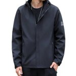Veste randonnée homme imperméable avec capuche amovible coupe vent extérieur respirante couleur unie ... Veste randonnée homme imperméable avec capuche amovible coupe vent extérieur respirante couleur unie ...