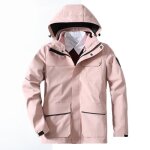 Veste de randonne impermable femme  capuche 3 en 1 double polaire