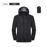 Veste de randonnée imperméable unisexe ecelen - noir - sports dhiver - manches longues - respirant Veste de randonnée imperméable unisexe ecelen - noir - sports dhiver - manches longues - respirant