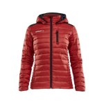 Veste de running femme - craft - isolate - rouge vif - manches longues - respirante