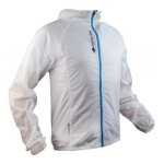 Veste running homme raidlight hyperlight windproff blanc / gris pe 2019 - coupe - vent respirante lgre ...