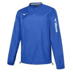 Veste de running mizuno sendai trad - bleu marine - manches longues - respirant