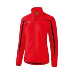 Veste de running - rouge - noir - femme - impermable - respirant - manches longues