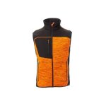 Veste sans manches - payper wear - tour - orange fluo / noir - homme Veste sans manches - payper wear - tour - orange fluo / noir - homme
