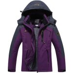 Veste de ski femmes imperméable de montagne manteau dhiver extérieur en polaire coupe - vent avec capuche ... Veste de ski femmes imperméable de montagne manteau dhiver extérieur en polaire coupe - vent avec capuche ...