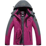 Veste de ski femmes imperméable de montagne manteau dhiver extérieur en polaire coupe - vent avec capuche ... Veste de ski femmes imperméable de montagne manteau dhiver extérieur en polaire coupe - vent avec capuche ...