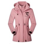 Veste de ski femmes uni montagne outdoor dhiver chaud impermable coupe - vent randonne pour voyage ...