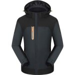 Veste de ski homme - hugo - 3 en 1 impermable - noir - manches longues