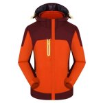 Veste de ski homme - hugo - 3 en 1 impermable - orange
