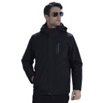 Veste de ski homme impermable de montagne blouson dhiver extrieur en polaire coupe - vent avec capuche ...