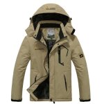 Veste de ski homme montagne outdoor dhiver imperm�able coupe - vent randonn�e hx004 kaki