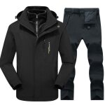 Veste de ski imperm�able homme - m10c2 - noir - montagne - coupe - vent